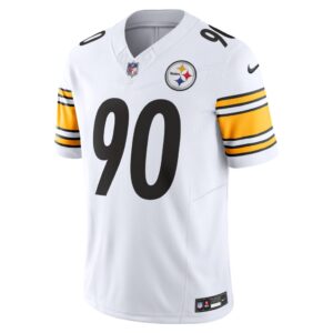 Men's Pittsburgh Steelers T.J. Watt Nike White Vapor F.U.S.E. Limited Jersey