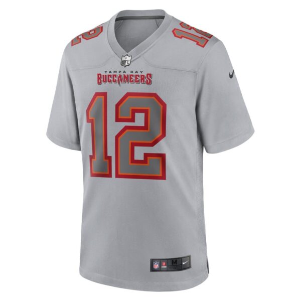 Men's Tampa Bay Buccaneers Tom Brady Nike Gray Atmosphere Fashion Game Jersey