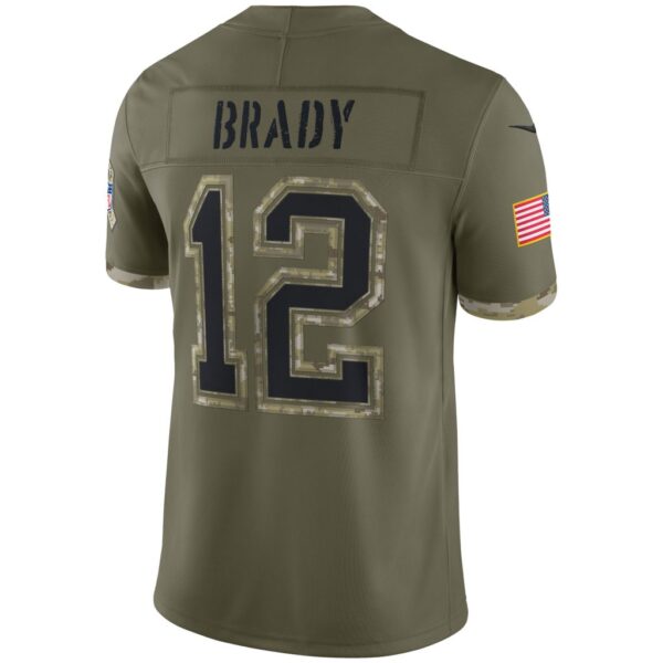 Men's Tampa Bay Buccaneers Nike Olive 2022 Salute To Service Limited Jersey