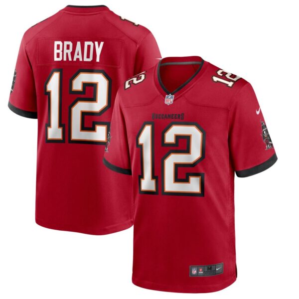 Men's Tampa Bay Buccaneers Tom Brady Nike Red Game Player Jersey