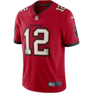 Men's Nike Tom Brady Red Tampa Bay Buccaneers Vapor Limited Jersey