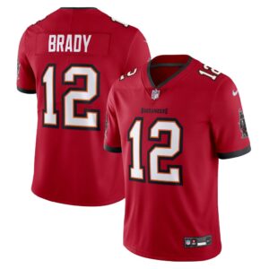 Men's Tampa Bay Buccaneers Tom Brady Nike Red Vapor Untouchable Limited Jersey