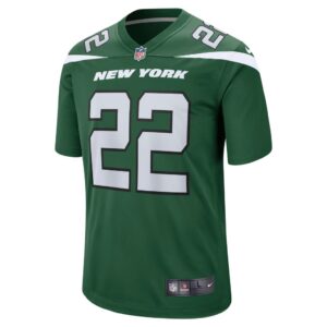 Men's New York Jets Tony Adams Nike Gotham Green Game Player Jersey