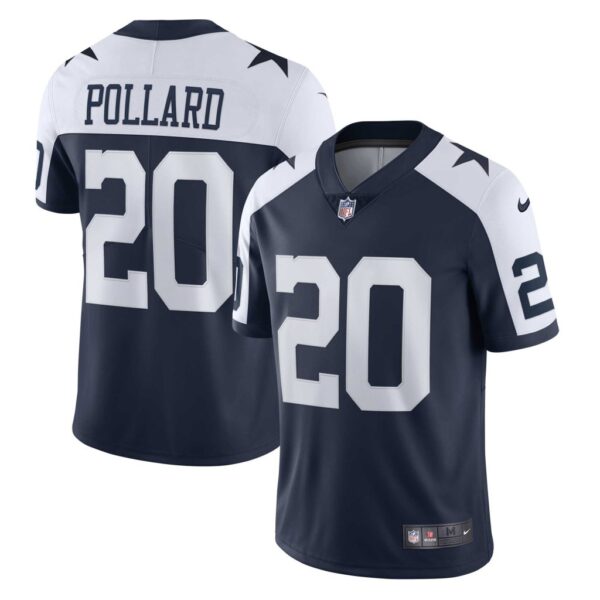 Men's Dallas Cowboys Tony Pollard Nike Navy Alternate Vapor Limited Player Jersey