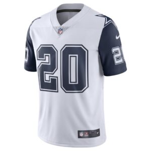 Men's Dallas Cowboys Tony Pollard Nike White Vapor Limited Jersey