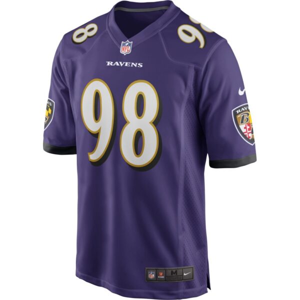 Men's Baltimore Ravens Tony Siragusa Nike Purple Game Retired Player Jersey