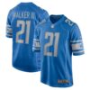 Men's Detroit Lions Tracy Walker III Nike Blue Game Jersey