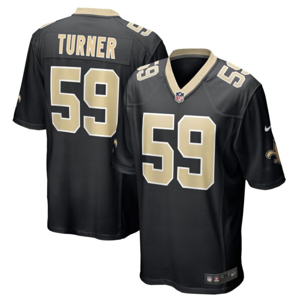 Trai Turner New Orleans Saints Nike Team Game Jersey - Black