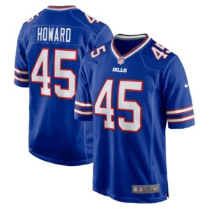 Men's Buffalo Bills Travin Howard Nike Royal Team Game Jersey