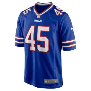 Men's Buffalo Bills Travin Howard Nike Royal Team Game Jersey