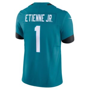 Men's Jacksonville Jaguars Travis Etienne Nike Teal Vapor F.U.S.E. Limited Jersey