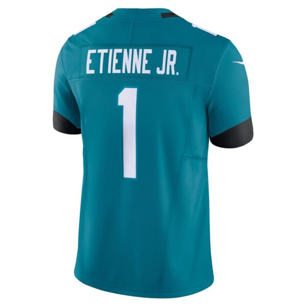 Men's Jacksonville Jaguars Travis Etienne Nike Teal Vapor F.U.S.E. Limited Jersey