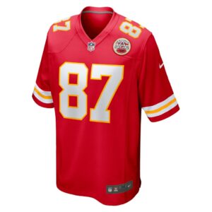 Travis Kelce Kansas City Chiefs Nike Game Jersey - Red