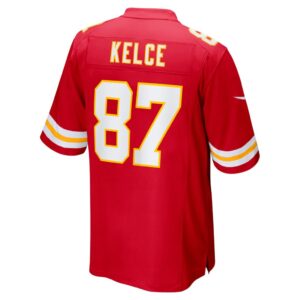 Travis Kelce Kansas City Chiefs Nike Game Jersey - Red