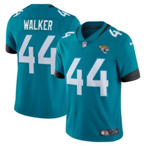 Men's Jacksonville Jaguars Travon Walker Nike Teal Team Logo Vapor Limited Jersey