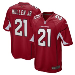 Men's Arizona Cardinals Trayvon Mullen Jr. Nike Cardinal Game Player Jersey