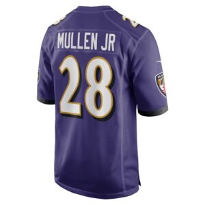 Trayvon Mullen Jr. Baltimore Ravens Nike Team Game Jersey - Purple