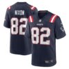 Men's New England Patriots Tre Nixon Nike Navy Player Game Jersey