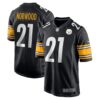 Men's Pittsburgh Steelers Tre Norwood Nike Black Game Jersey