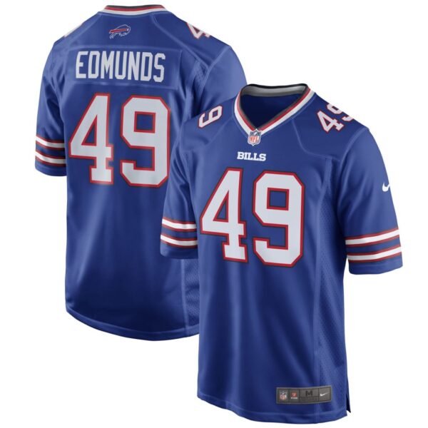 Men's Buffalo Bills Tremaine Edmunds Nike Royal Game Player Jersey