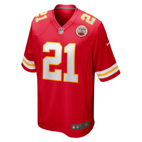 Men's Kansas City Chiefs Trent McDuffie Nike Red Game Player Jersey