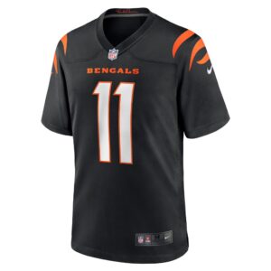 Men's Cincinnati Bengals Trent Taylor Nike Black Game Jersey