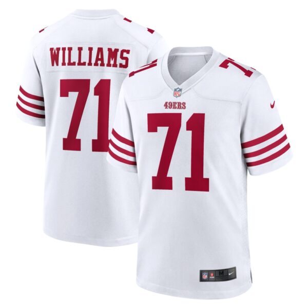 Men's San Francisco 49ers Trent Williams Nike White Player Game Jersey