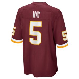 Tress Way Washington Football Team Nike Game Jersey - Burgundy