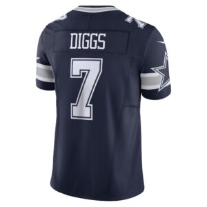 Men's Dallas Cowboys Trevon Diggs Nike Navy Vapor F.U.S.E. Limited Jersey