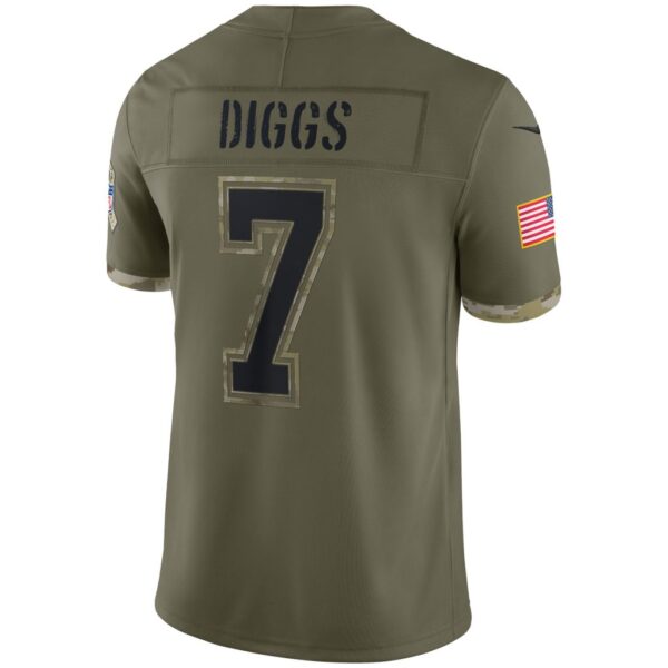 Men's Dallas Cowboys Nike Olive 2022 Salute To Service Limited Jersey