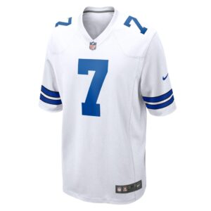 Men's Dallas Cowboys Trevon Diggs Nike White Game Jersey