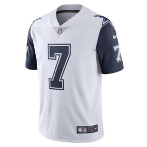 Men's Dallas Cowboys Trevon Diggs Nike White Limited Vapor Jersey