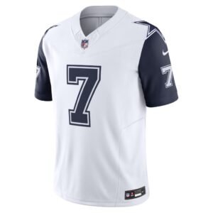 Men's Dallas Cowboys Trevon Diggs Nike White Vapor F.U.S.E. Limited Jersey