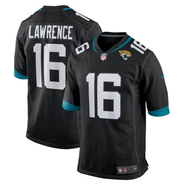 Men's Jacksonville Jaguars Trevor Lawrence Nike Black Alternate Game Jersey