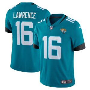 Men's Jacksonville Jaguars Trevor Lawrence Nike Teal Vapor Limited Jersey