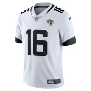 Men's Jacksonville Jaguars Trevor Lawrence Nike White Vapor Limited Jersey