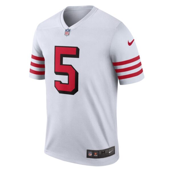 Men's San Francisco 49ers Trey Lance Nike White Alternate Legend Jersey