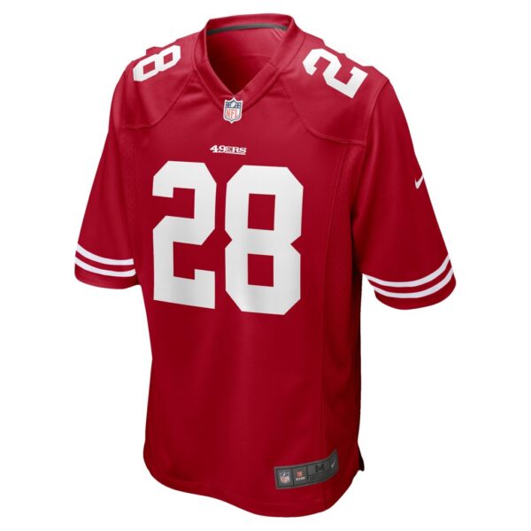 Men's Nike Trey Sermon Scarlet San Francisco 49ers 2021 NFL Draft Pick Game Jersey