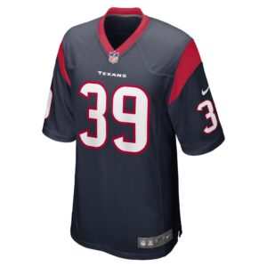 Men's Houston Texans Tristin McCollum Nike Navy Game Player Jersey