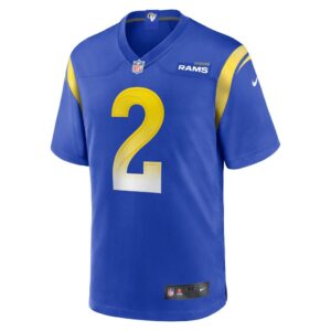 Men's Los Angeles Rams Troy Hill Nike Royal Game Player Jersey