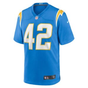 Men's Los Angeles Chargers Troy Reeder Nike Powder Blue Game Jersey