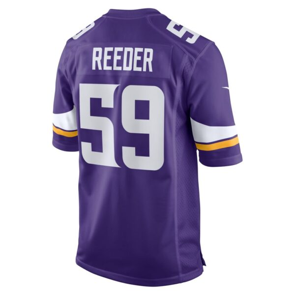 Men's Minnesota Vikings Troy Reeder Nike Purple Game Jersey