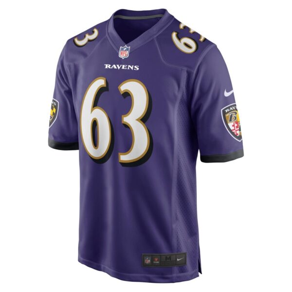 Men's Baltimore Ravens Trystan Colon Nike Purple Game Player Jersey