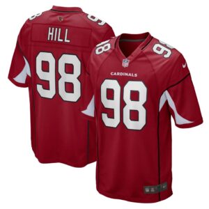 Men's Arizona Cardinals Trysten Hill Nike Cardinal Game Player Jersey