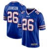 Ty Johnson Buffalo Bills Nike Team Game Jersey - Royal