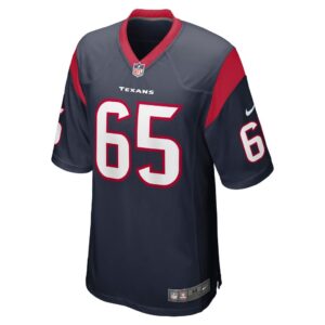 Men's Houston Texans Tyler Beach Nike Navy Team Game Jersey