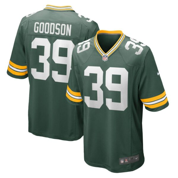 Men's Green Bay Packers Tyler Goodson Nike Green Game Player Jersey