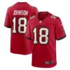 Men's Tampa Bay Buccaneers Tyler Johnson Nike Red Home Game Player Jersey