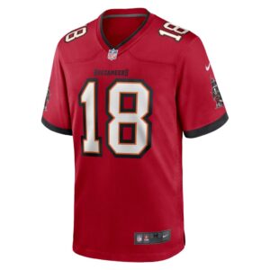 Men's Tampa Bay Buccaneers Tyler Johnson Nike Red Home Game Player Jersey