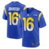 Tyler Johnson Los Angeles Rams Nike Team Game Jersey - Royal